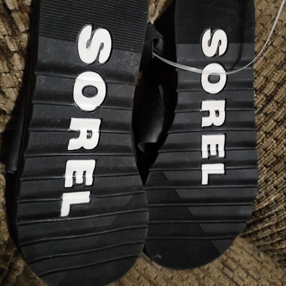 Sorel Slingback Sandals Ella II Black Women's 7 Please Read - Picture 8 of 9